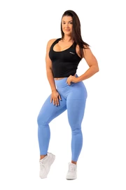 Leggings da donna Nebbia Active High-Waist Smart Pocket Leggings 402 light blue