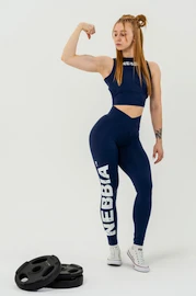 Leggings da donna Nebbia Barbell Therapy Glute Check 613 Blue