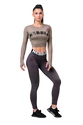 Leggings da donna Nebbia Hero Squat scrunch butt leggings marron