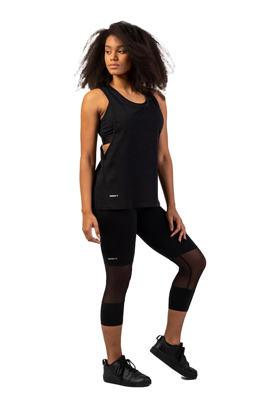 Leggings da donna Nebbia  High-Waist ¾ Length Sporty Leggings 406 black XS