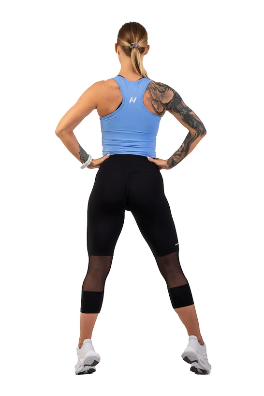 Leggings da donna Nebbia  High-Waist ¾ Length Sporty Leggings 406 black XS