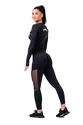 Leggings da donna Nebbia  Mesh leggings high waist 573 black