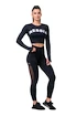 Leggings da donna Nebbia  Mesh leggings high waist 573 black XS