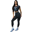 Leggings da donna Nebbia NEBBIA x OLYMPIA Washed High Waisted Leggings GYM WARRIOR 776 black