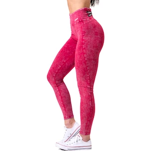 Leggings da donna Nebbia NEBBIA x OLYMPIA Washed High Waisted Leggings LEGACY 777 red XS