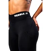 Leggings da donna Nebbia STRONG BEAUTY V-Cut Lace-Up Sculpting Leggings OWN YOUR POWER 426 black