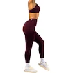 Leggings da donna Nebbia STRONG BEAUTY V-Cut Lace-Up Sculpting Leggings OWN YOUR POWER 426 dark red