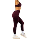 Leggings da donna Nebbia STRONG BEAUTY V-Cut Lace-Up Sculpting Leggings OWN YOUR POWER 426 dark red