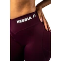 Leggings da donna Nebbia STRONG BEAUTY V-Cut Lace-Up Sculpting Leggings OWN YOUR POWER 426 dark red