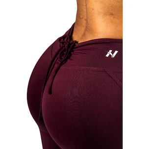 Leggings da donna Nebbia STRONG BEAUTY V-Cut Lace-Up Sculpting Leggings OWN YOUR POWER 426 dark red