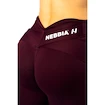 Leggings da donna Nebbia STRONG BEAUTY V-shaping Belt Leggings 425 dark red