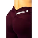 Leggings da donna Nebbia STRONG BEAUTY V-shaping Belt Leggings 425 dark red