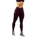 Leggings da donna Nebbia STRONG BEAUTY V-shaping Belt Leggings 425 dark red