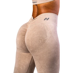 Leggings da donna Nebbia TOTALLY SEAMLESS High-Waist Leggings MAXIMUM PUSH-UP 302 cream