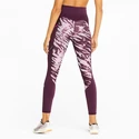 Leggings da donna Puma  Run 5K Graphic High Waist 7/8 Tight Grape Wine