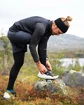 Leggings da uomo Devold  Running Man Tights Caviar