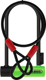 Lucchetto per bicicletta Abus 410K/170HB230 green SH Ultra + Cobra 10/120