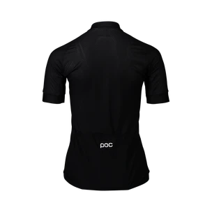 Maglia da ciclismo da donna POC  W's Essential Road Logo Jersey Uranium Black