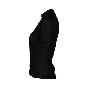 Maglia da ciclismo da donna POC  W's Essential Road Logo Jersey Uranium Black