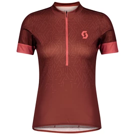 Maglia da ciclismo da donna Scott Endurance 20 S/Sl Rust Red/Brick Red