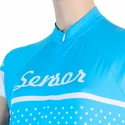 Maglia da ciclismo da donna Sensor  Cyklo Dots Blue