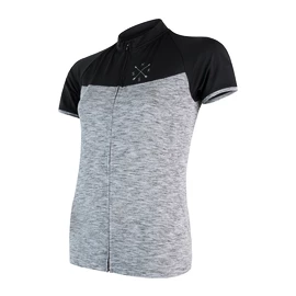 Maglia da ciclismo da donna Sensor Cyklo Motion Grey/Black