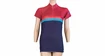 Maglia da ciclismo da donna Sensor  Cyklo Summer Stripe Blue/Lilla