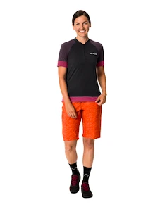 Maglia da ciclismo da donna VAUDE  Altissimo Q-Zip Shirt Black