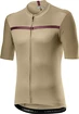 Maglia da ciclismo da uomo Castelli  Unlimited Jersey Dark Sand/Bordeaux