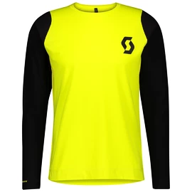 Maglia da ciclismo da uomo Scott Trail Progressive L/Sl Sulphur Yellow/Black