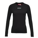 Maglietta a compressione CCM  LS Training Tee Black Senior S
