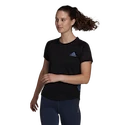 Maglietta da donna adidas  Adizero Tee Black XS