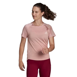 Maglietta da donna adidas Adizero Tee Wonder Mauve