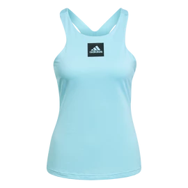 Maglietta da donna adidas Paris Y-Tank Primeblue Aqua