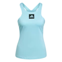 Maglietta da donna adidas  Paris Y-Tank Primeblue Aqua  M