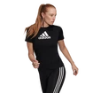 Maglietta da donna adidas  Primeblue Designed 2 Move Logo Sport Black