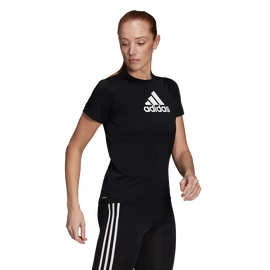 Maglietta da donna adidas Primeblue Designed 2 Move Logo Sport Black