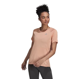 Maglietta da donna adidas Runner Tee Ambient Blush