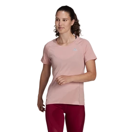 Maglietta da donna adidas Runner Tee Wonder Mauve