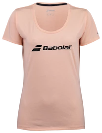 Maglietta da donna Babolat Exercise Babolat Tee Tropical Peach