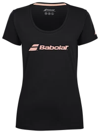 Maglietta da donna Babolat Exercise Babolat Tee Women Black
