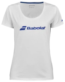 Maglietta da donna Babolat Exercise Babolat Tee Women White