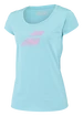 Maglietta da donna Babolat  Exercise Flag Tee Women Angel Blue