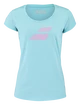 Maglietta da donna Babolat  Exercise Flag Tee Women Angel Blue