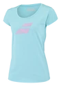 Maglietta da donna Babolat  Exercise Flag Tee Women Angel Blue