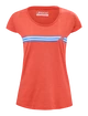 Maglietta da donna Babolat  Exercise Stripes Tee Poppy Red