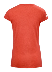 Maglietta da donna Babolat  Exercise Stripes Tee Poppy Red