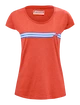 Maglietta da donna Babolat  Exercise Stripes Tee Poppy Red  S