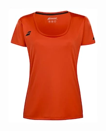 Maglietta da donna Babolat Play Cap Sleeve Top Women Fiesta Red