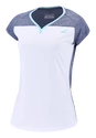 Maglietta da donna Babolat  Play Cap Sleeve Top Women White/Blue